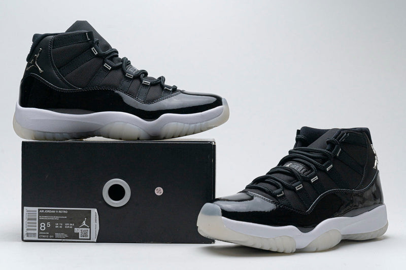 Air Jordan 11 25th Anniversary Black Silver